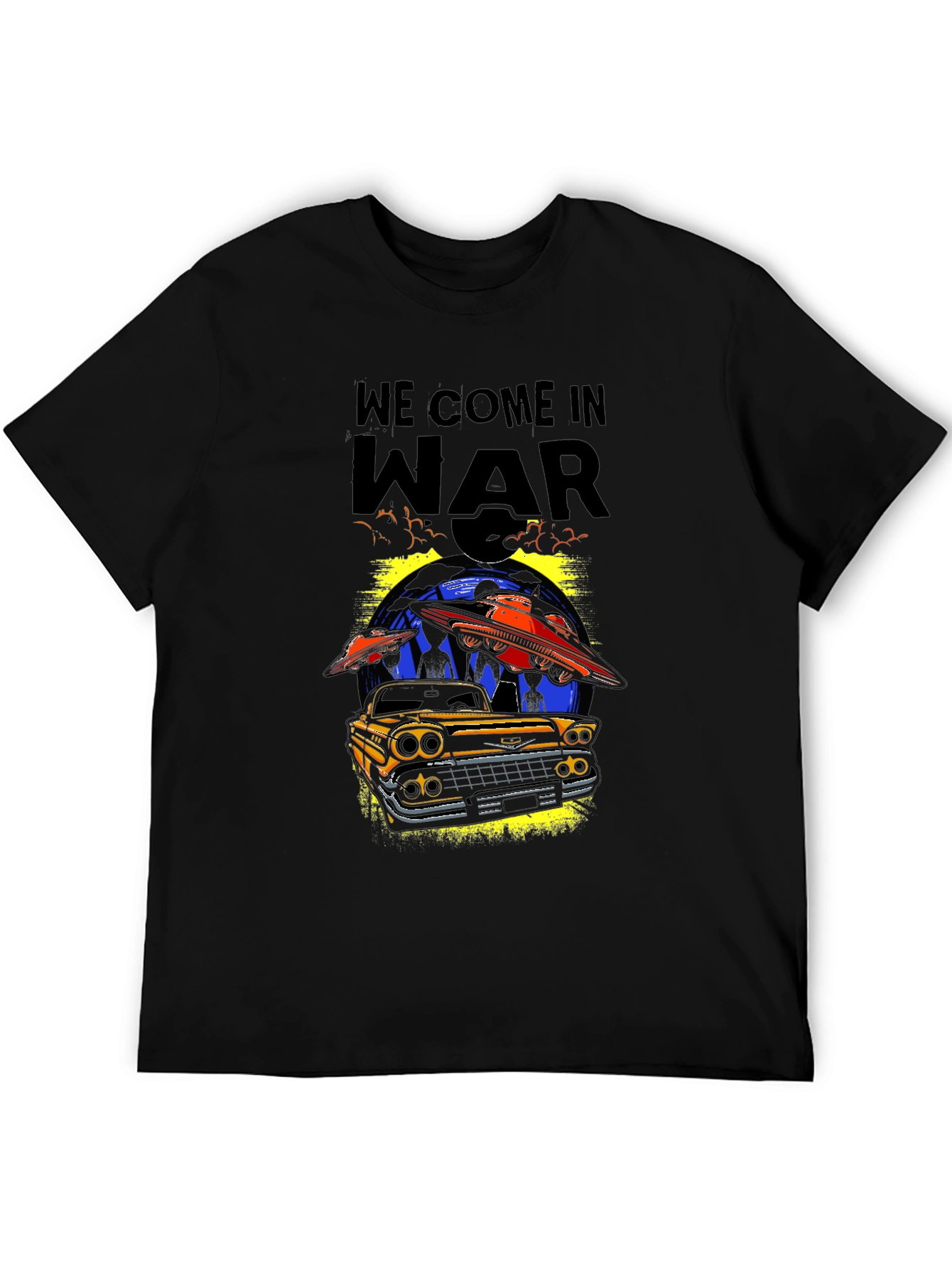 We Come In War Graphic T-Shirt