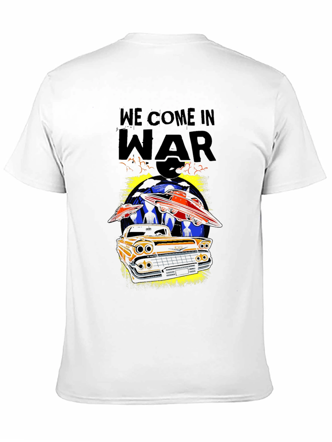 We Come In War Graphic T-Shirt