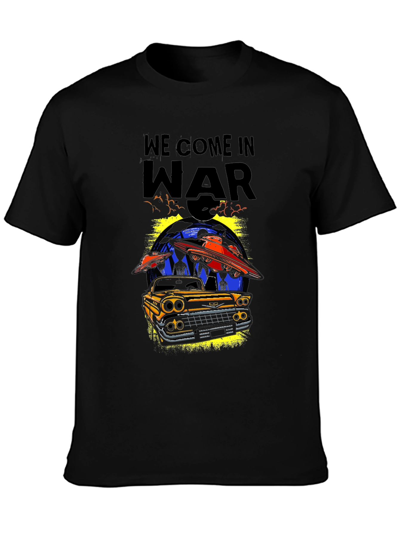 We Come In War Graphic T-Shirt