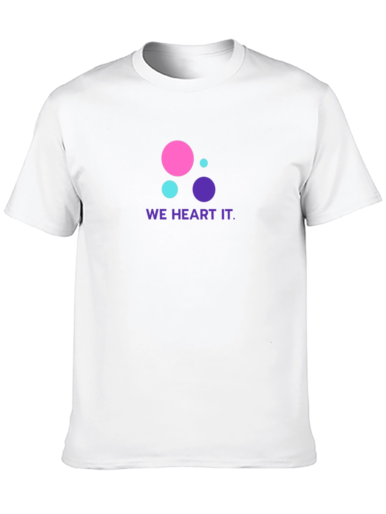We Heart It T-Shirt - Black Cotton Blend