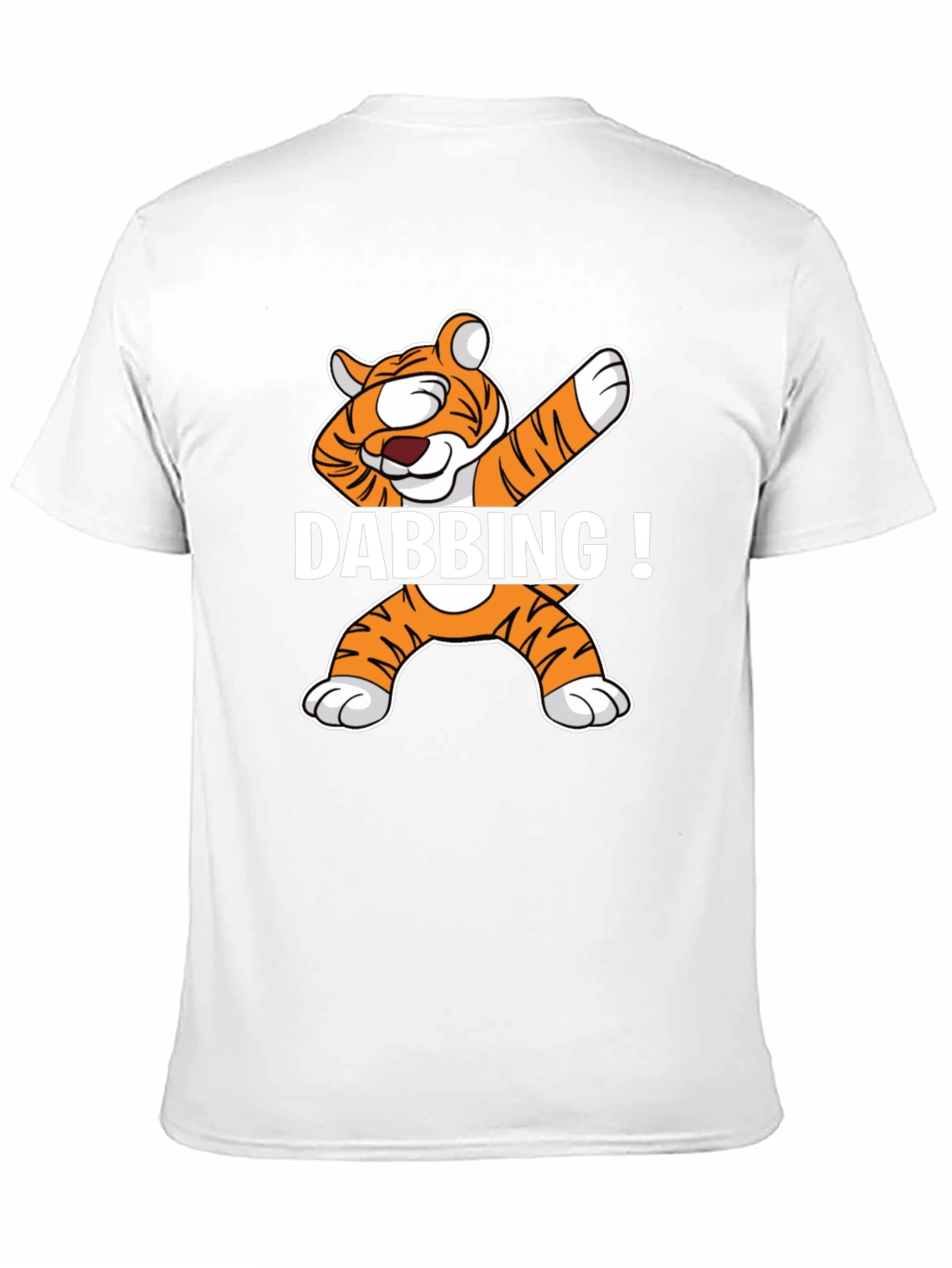 Dabbing Tiger Graphic T-Shirt - Trendy Streetwear