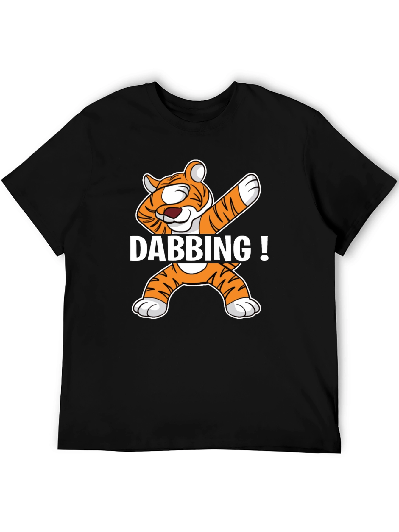 Dabbing Tiger Graphic T-Shirt - Trendy Streetwear