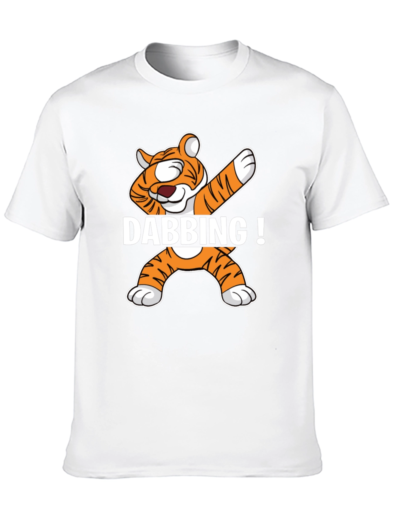Dabbing Tiger Graphic T-Shirt - Trendy Streetwear
