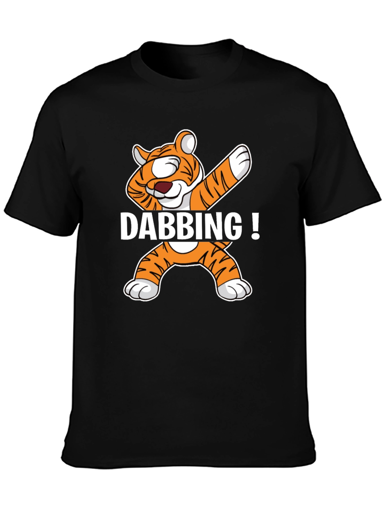 Dabbing Tiger Graphic T-Shirt - Trendy Streetwear