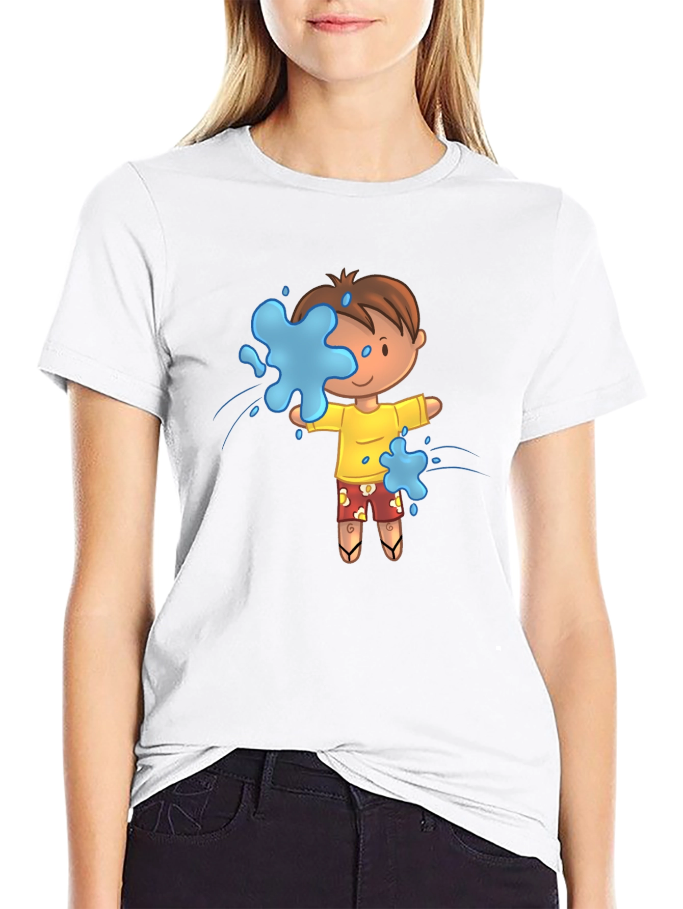 Cartoon Splash T-Shirt