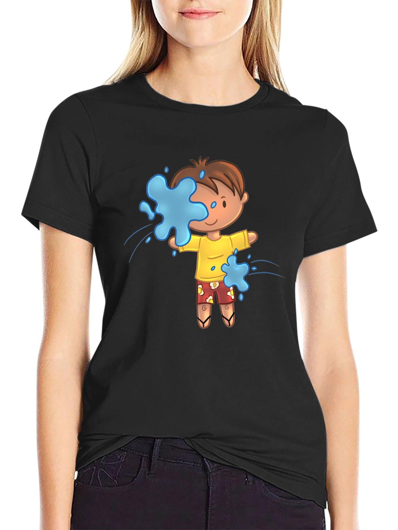 Cartoon Splash T-Shirt