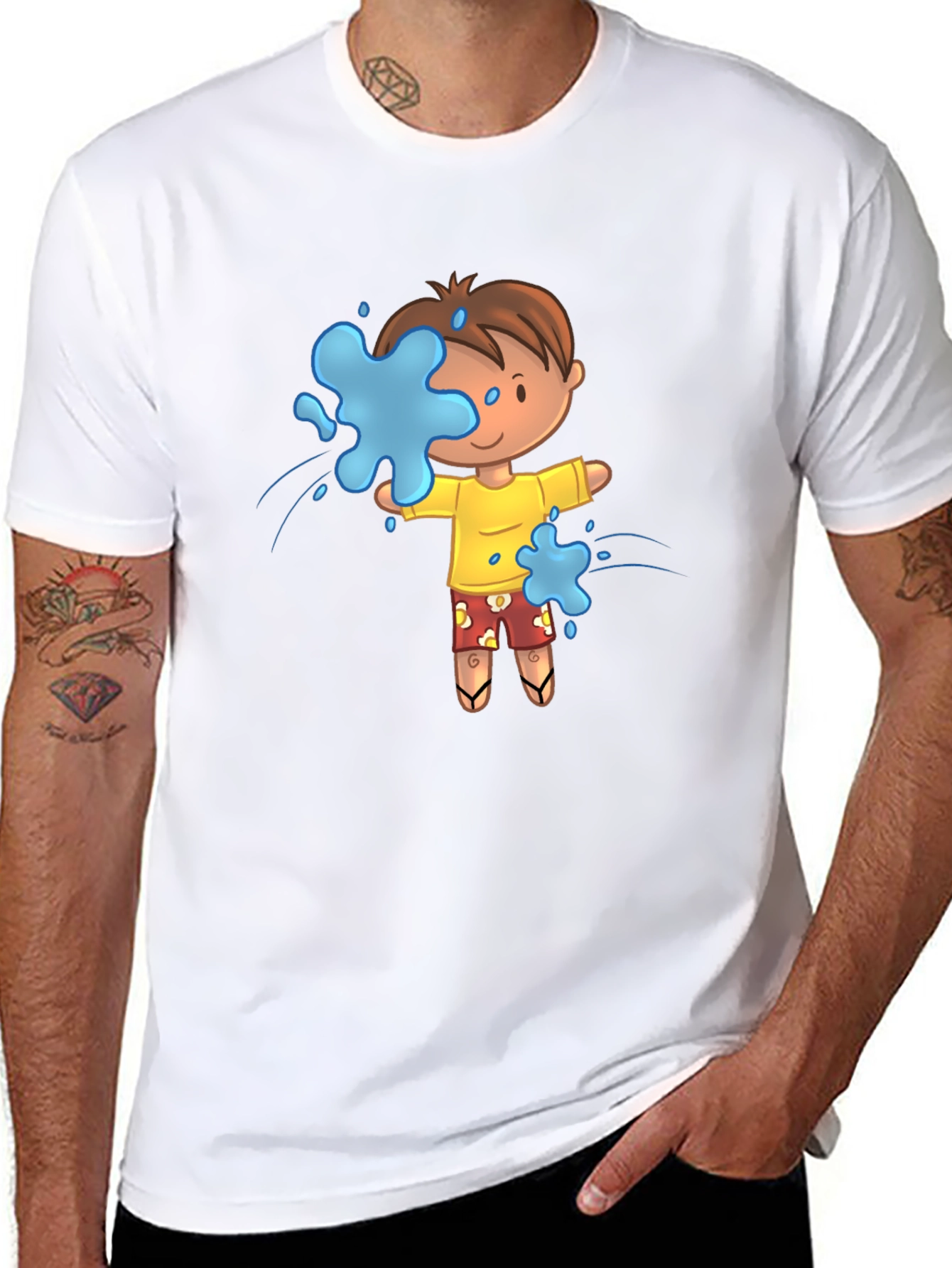 Cartoon Splash T-Shirt
