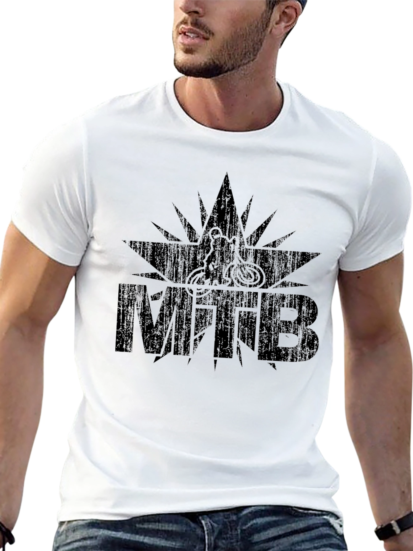 MTB Bike Star T-Shirt - Mountain Biking Graphic Tee