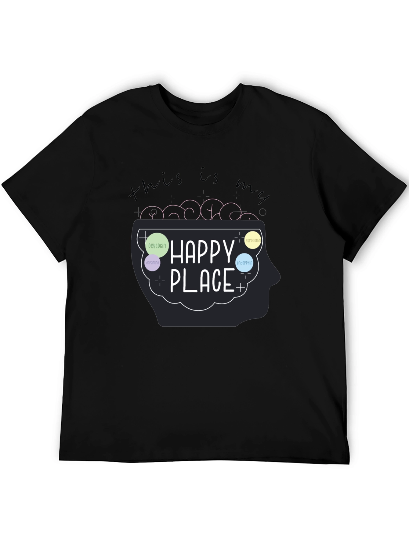 My Happy Place Brain T-Shirt