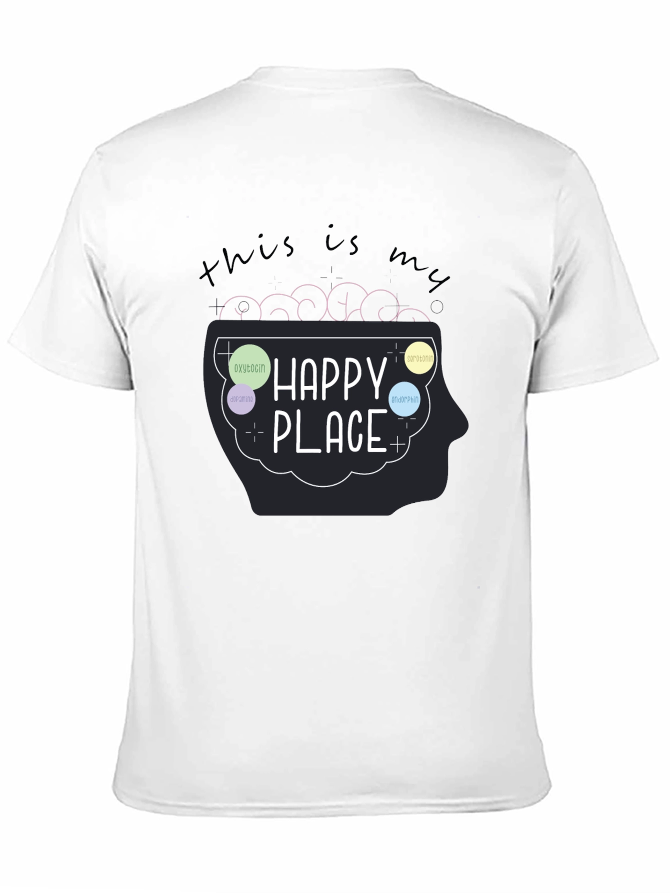 My Happy Place Brain T-Shirt