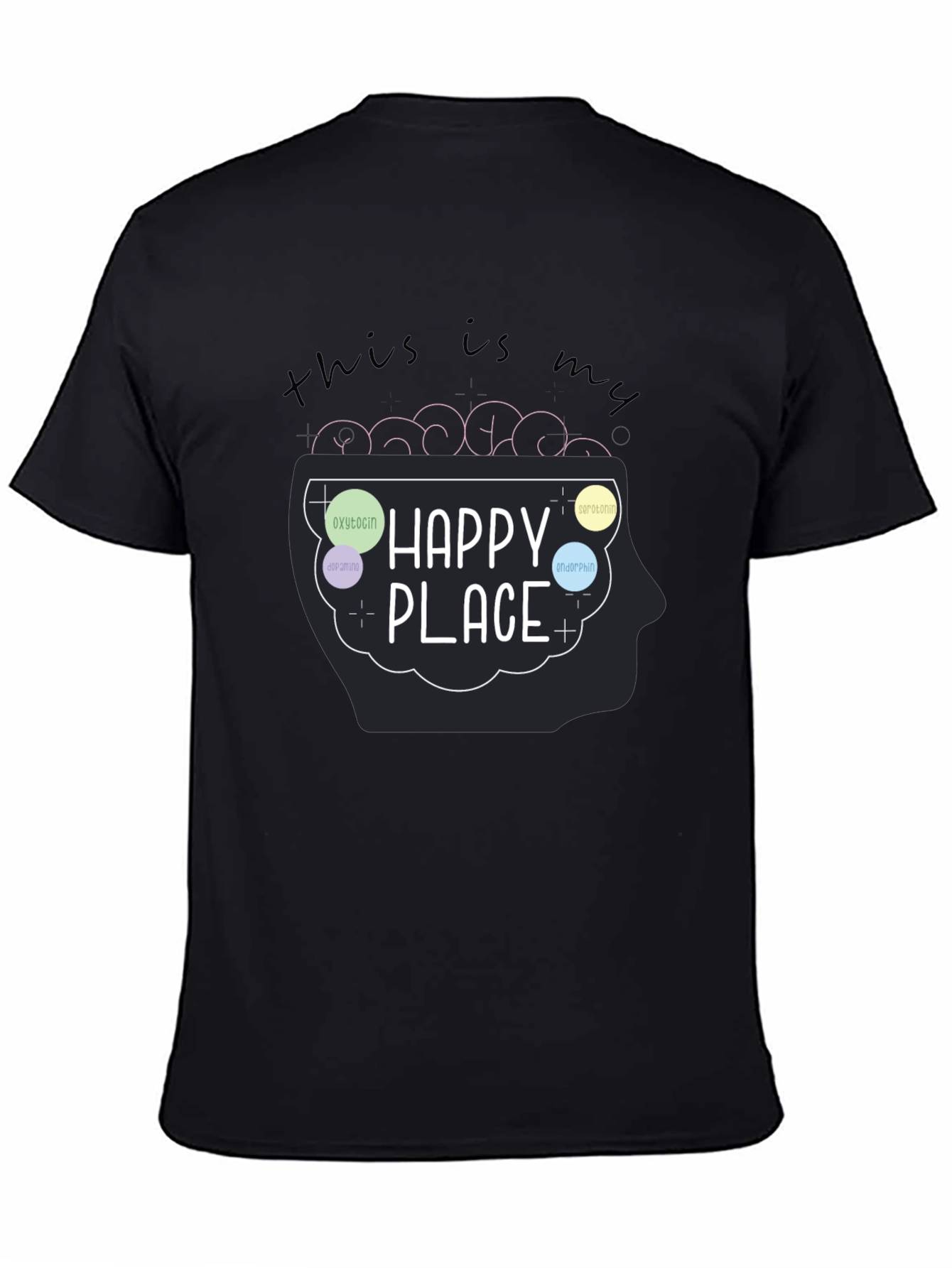 My Happy Place Brain T-Shirt