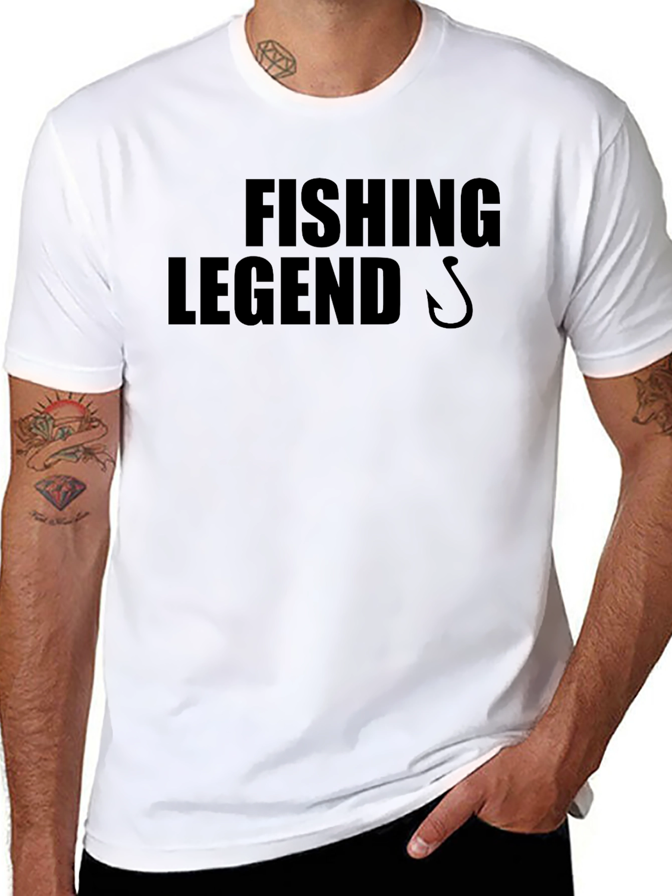 Fishing Legend Black T-Shirt