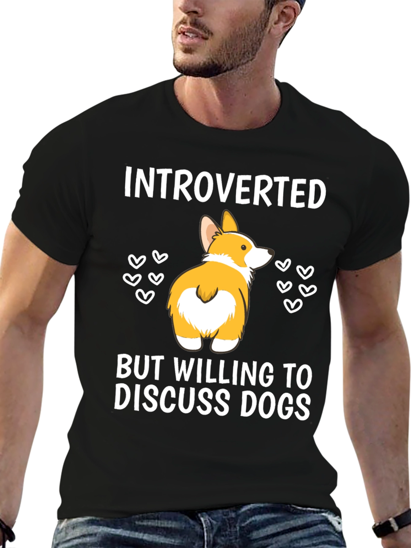 Introverted But Willing To Discuss Dogs T-Shirt