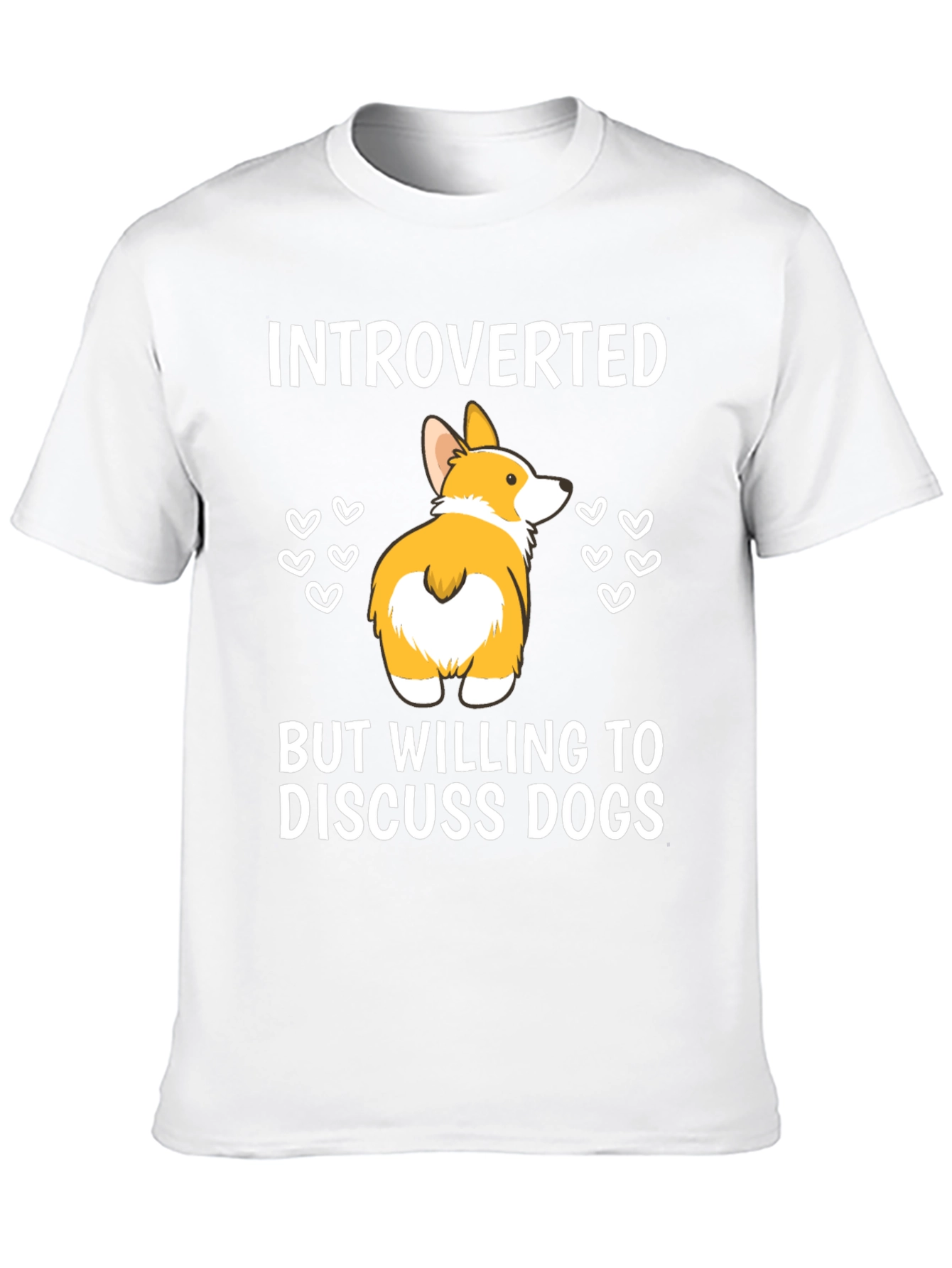 Introverted But Willing To Discuss Dogs T-Shirt