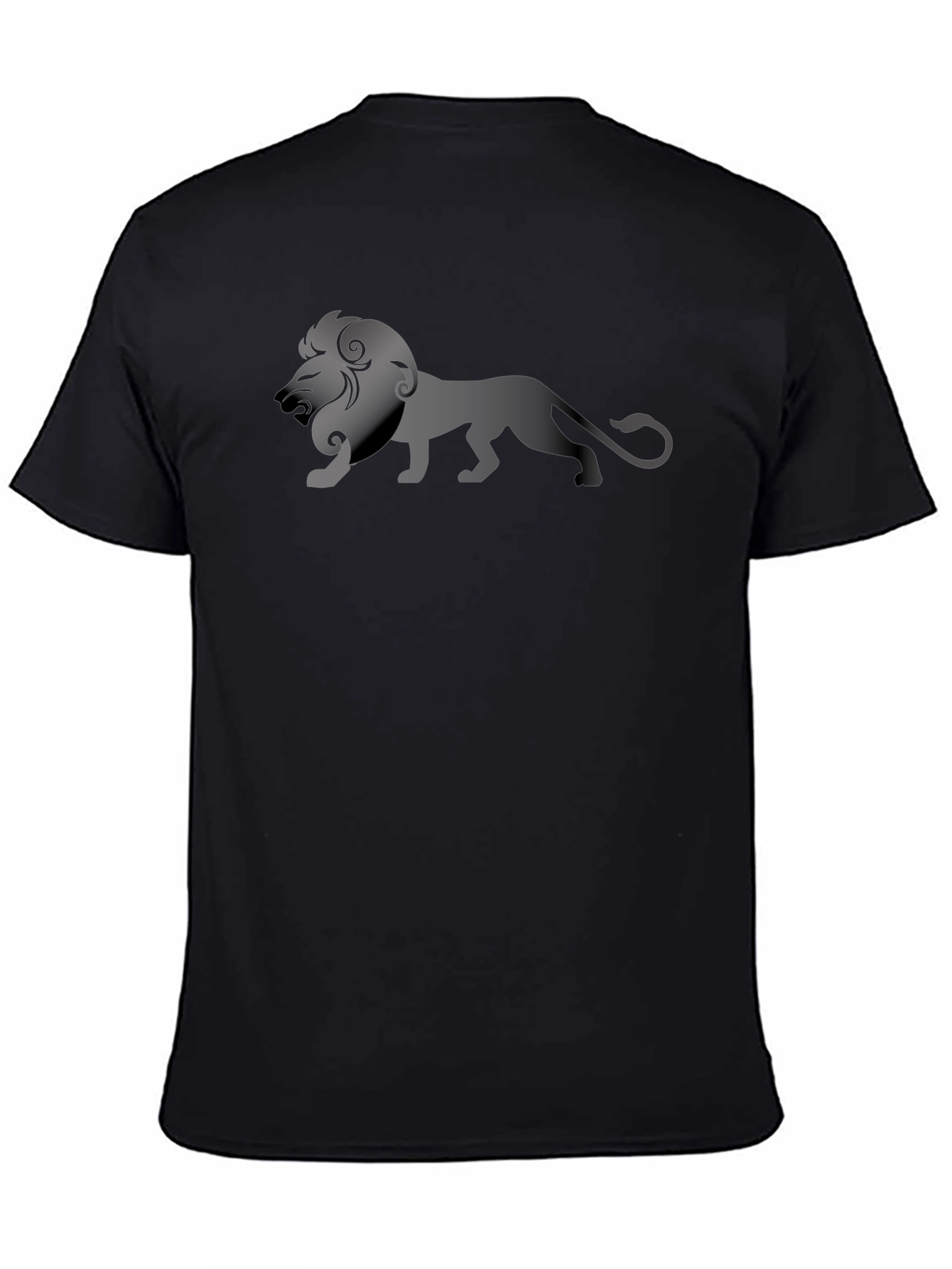 Lion Graphic Tee - Stylish Black T-Shirt