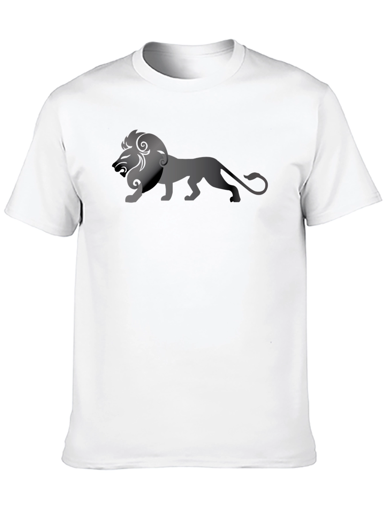 Lion Graphic Tee - Stylish Black T-Shirt