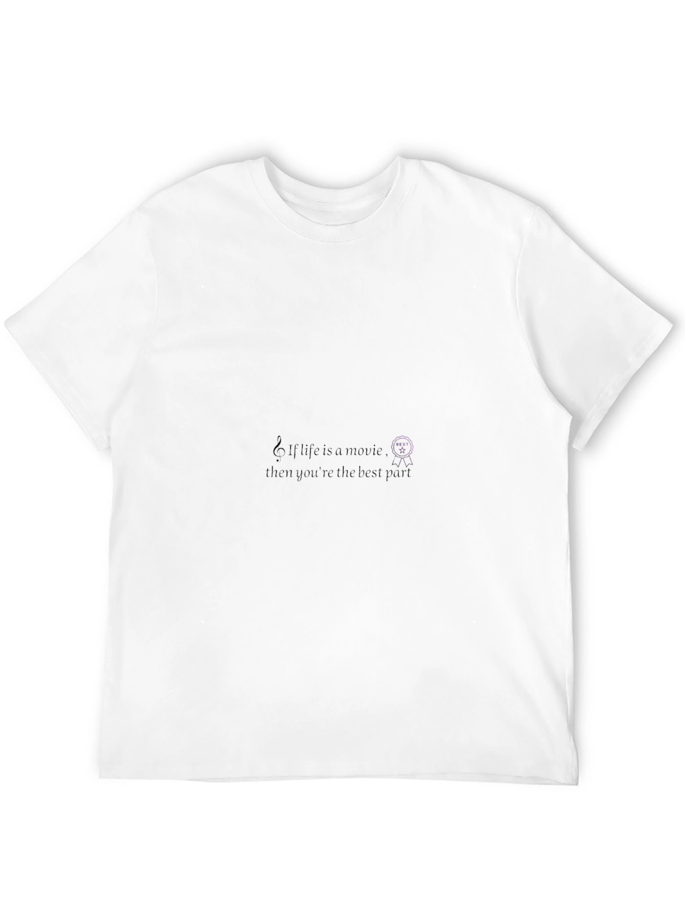 Lifes Best Part Black T-Shirt