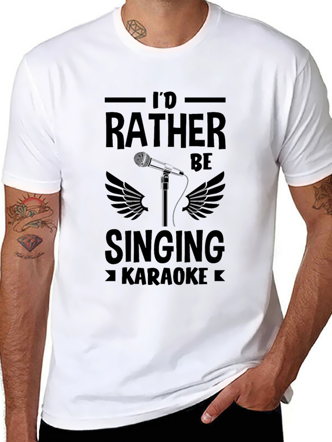 Id Rather Be Singing Karaoke T-Shirt