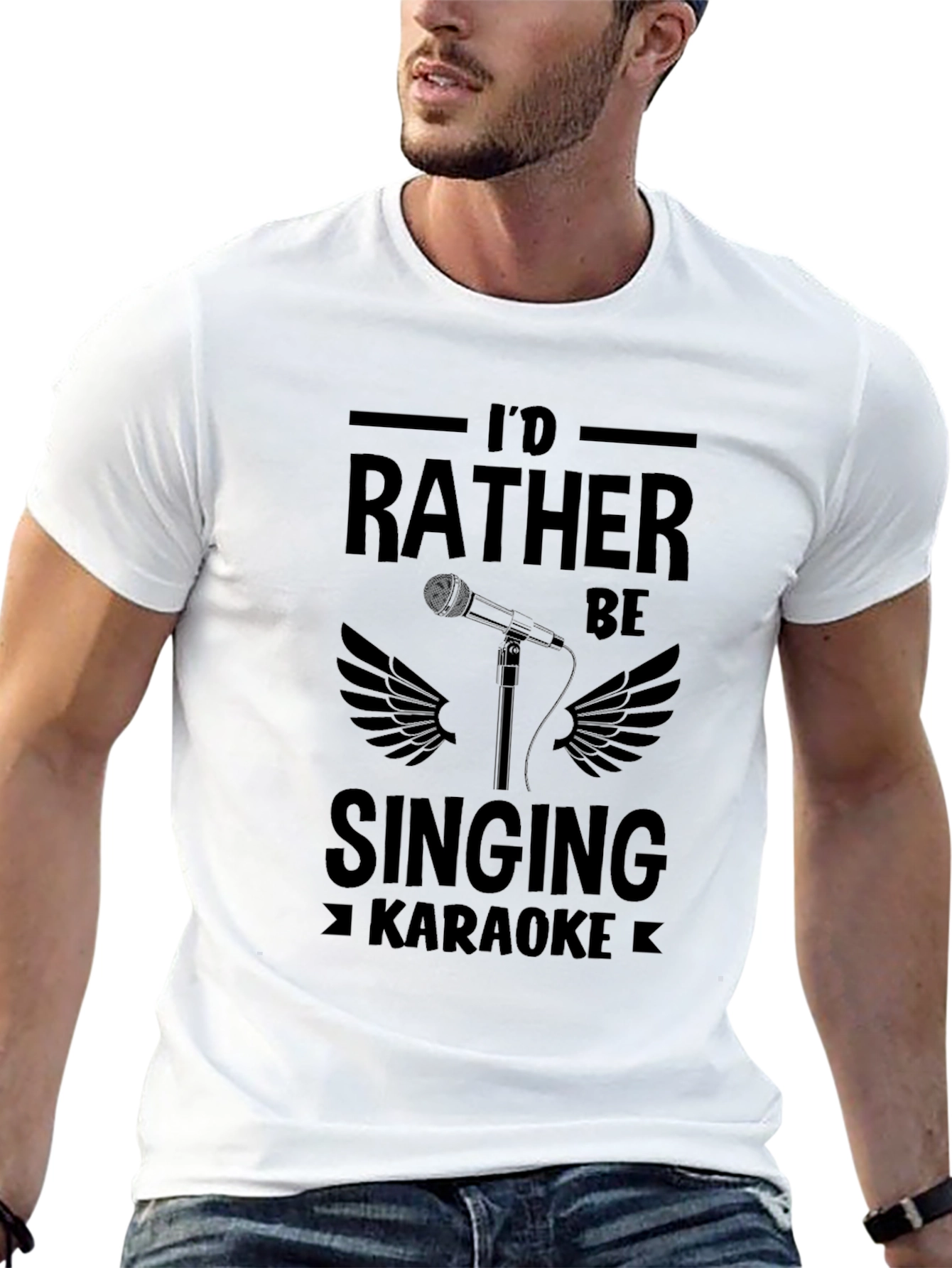 Id Rather Be Singing Karaoke T-Shirt