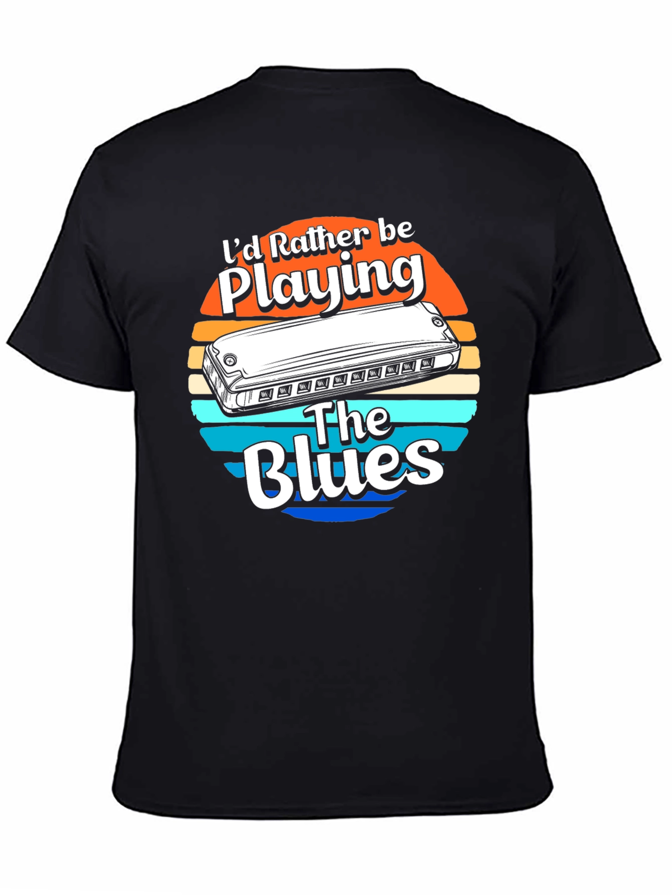 Id Rather Be Playing The Blues T-Shirt