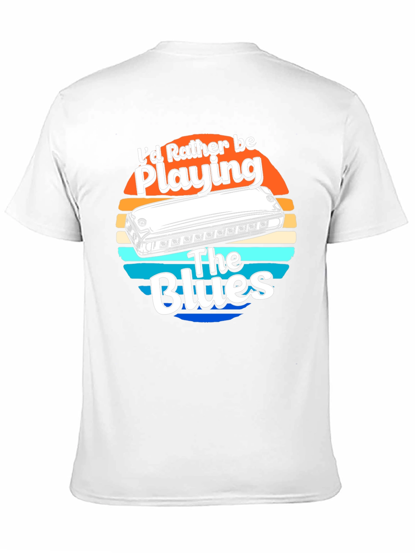 Id Rather Be Playing The Blues T-Shirt