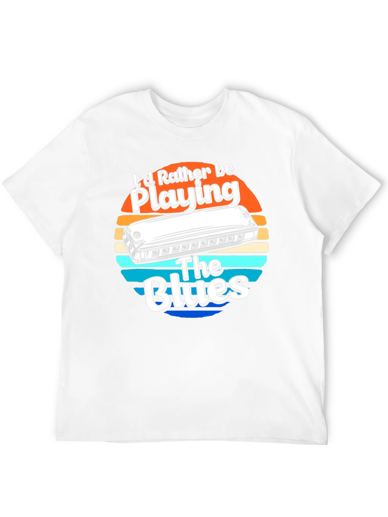 Id Rather Be Playing The Blues T-Shirt