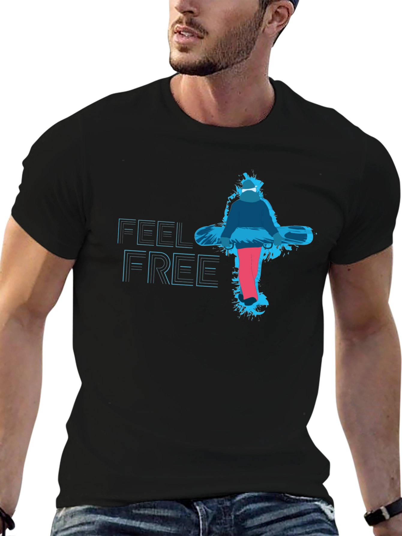 Feel Free Snowboard Graphic T-Shirt