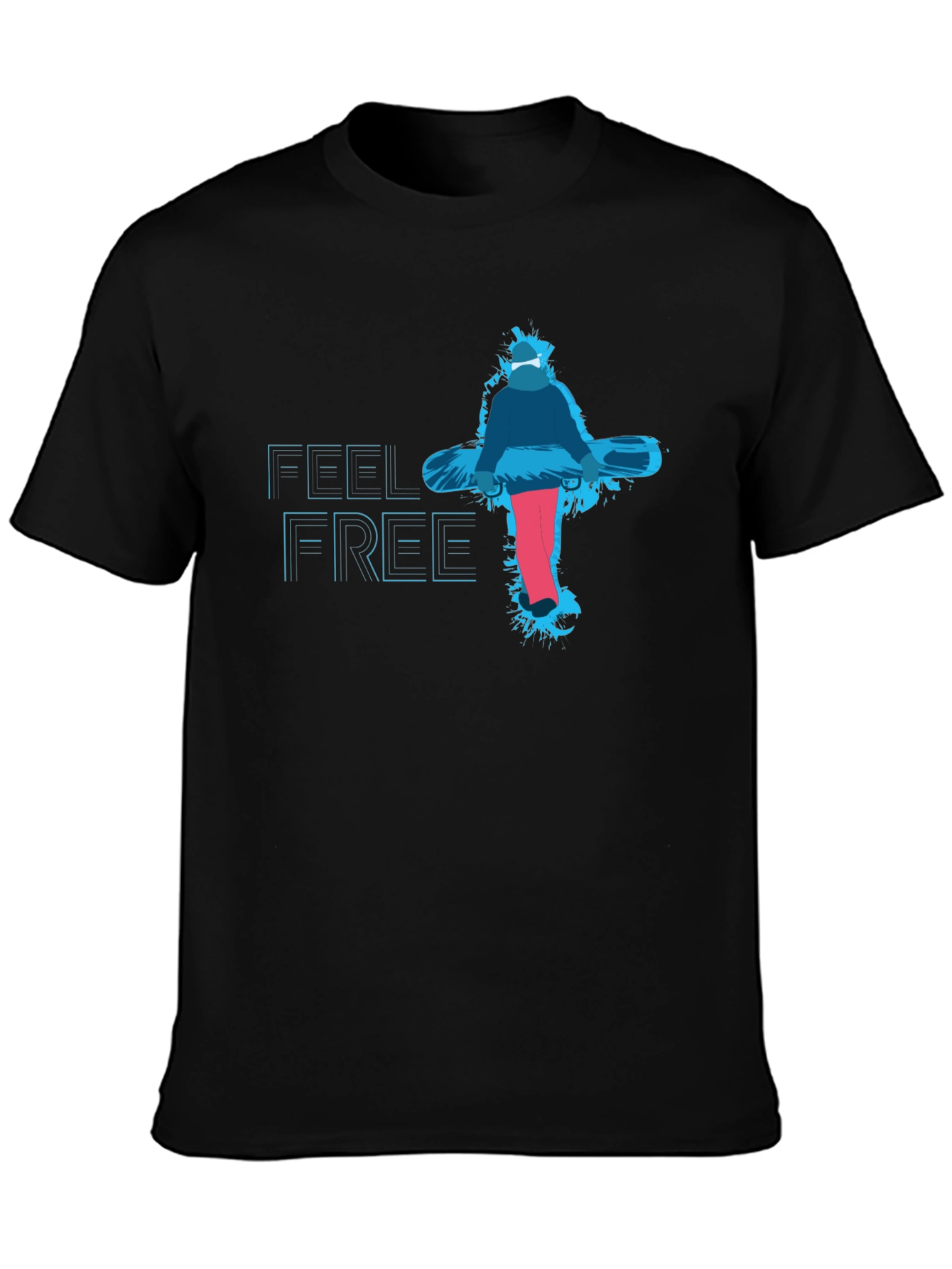 Feel Free Snowboard Graphic T-Shirt