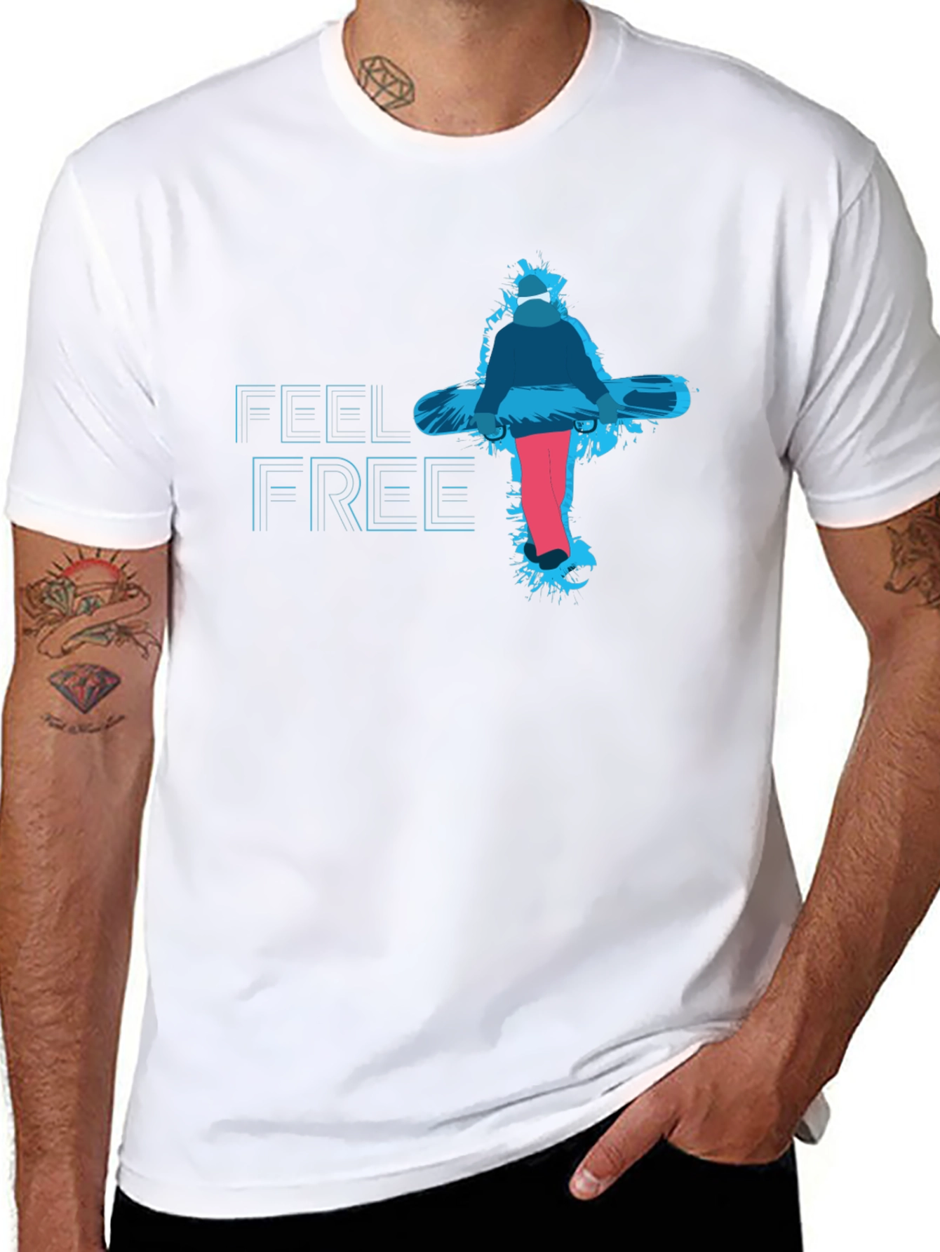 Feel Free Snowboard Graphic T-Shirt