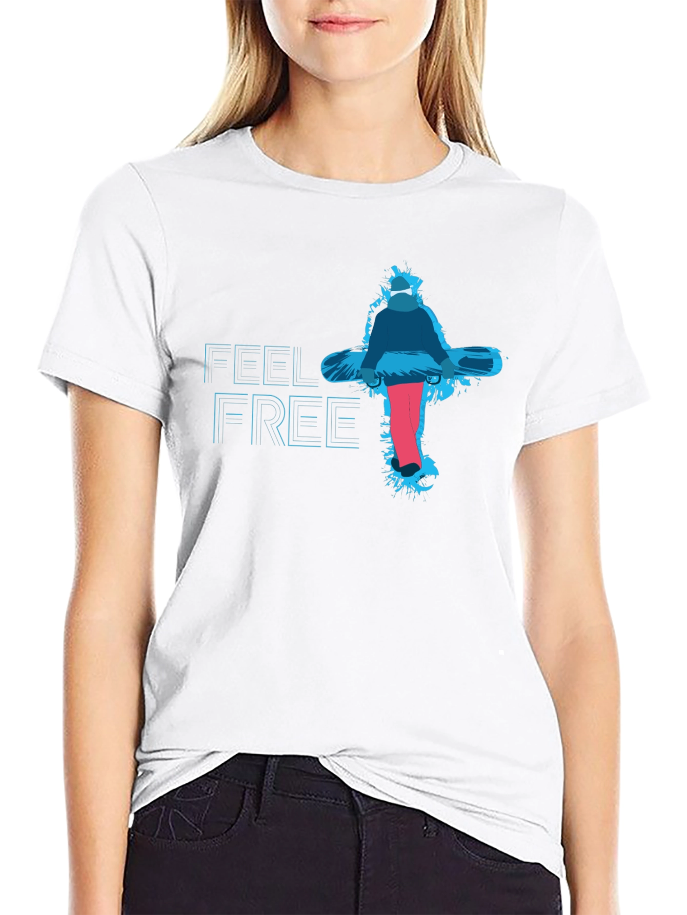 Feel Free Snowboard Graphic T-Shirt