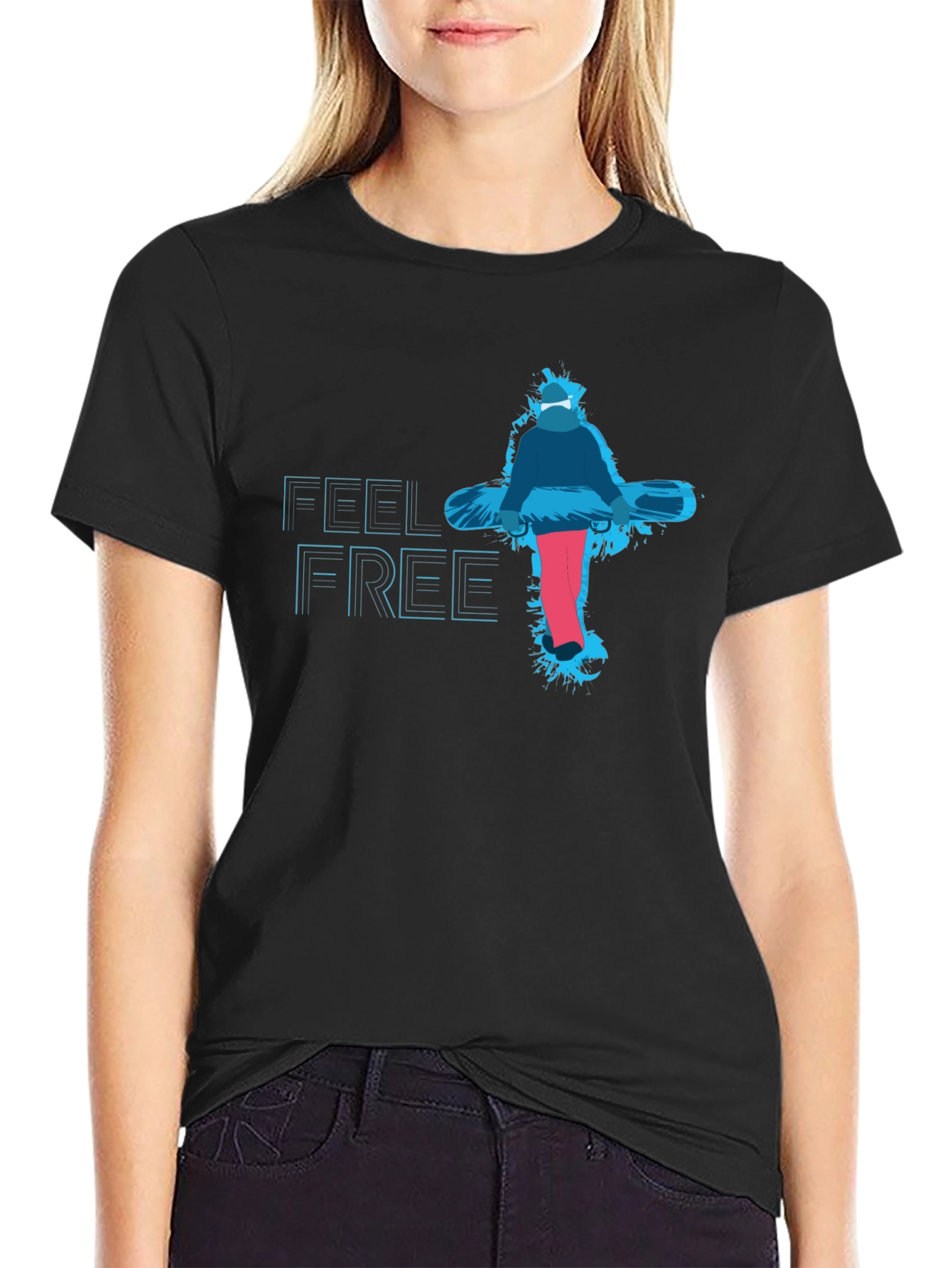 Feel Free Snowboard Graphic T-Shirt