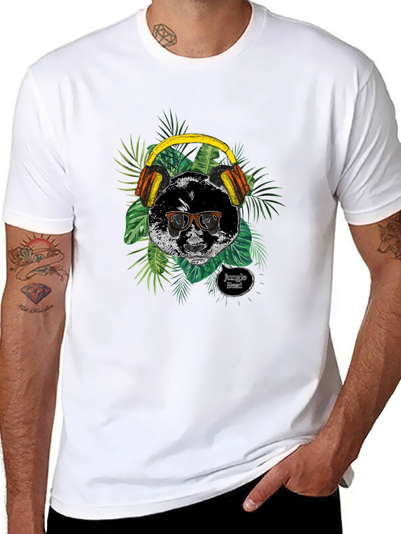 Jungle Beat Panda Graphic Tee