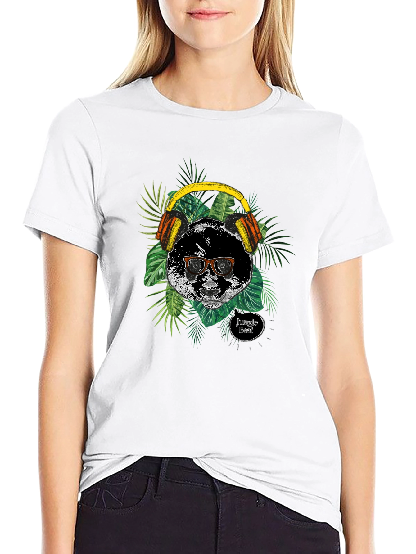 Jungle Beat Panda Graphic Tee