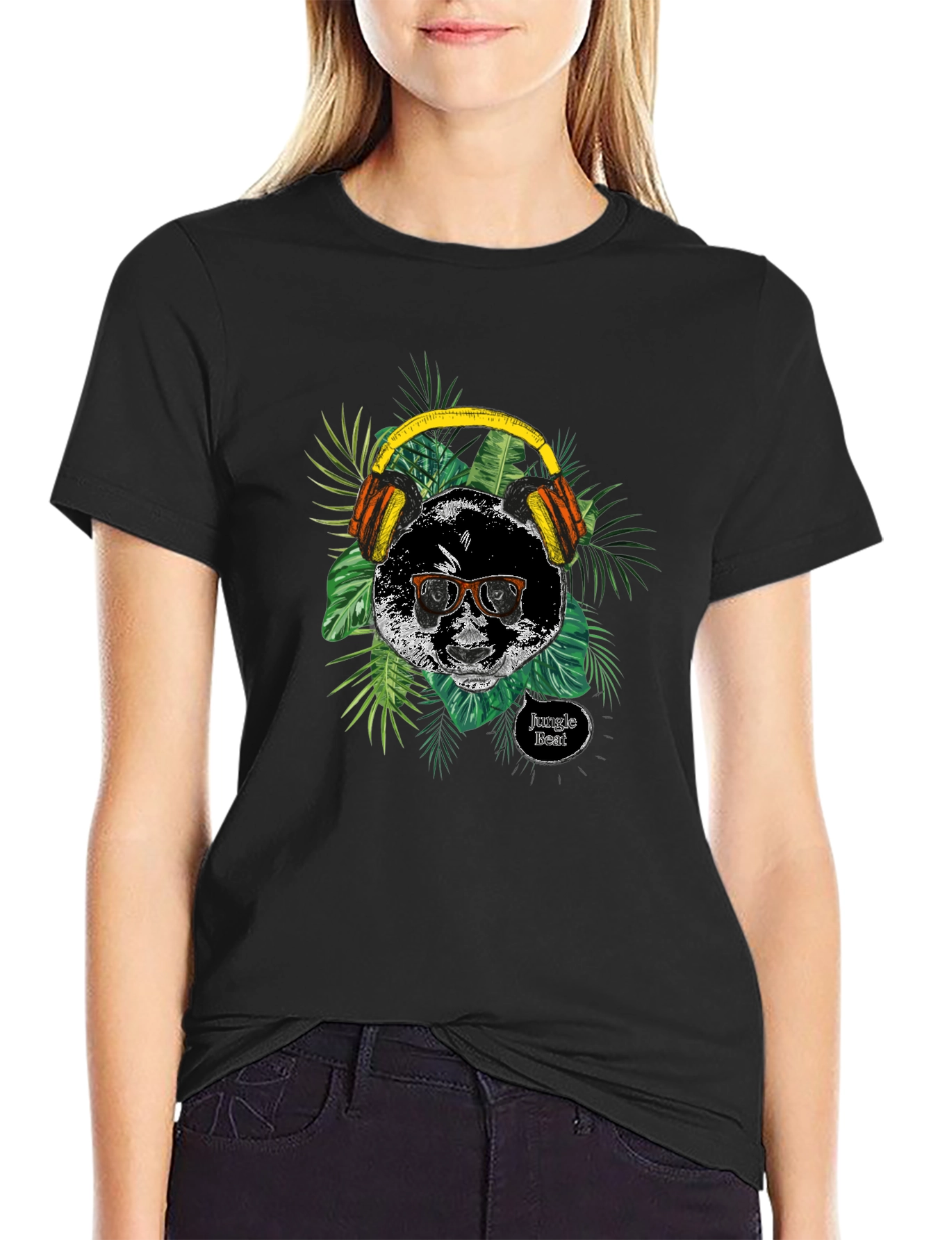 Jungle Beat Panda Graphic Tee