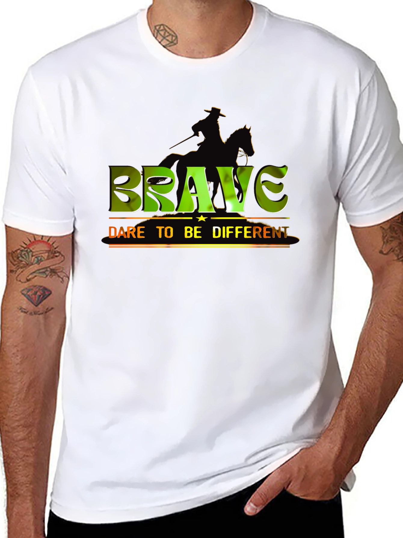 Brave T-Shirt - Dare to Be Different Graphic Tee