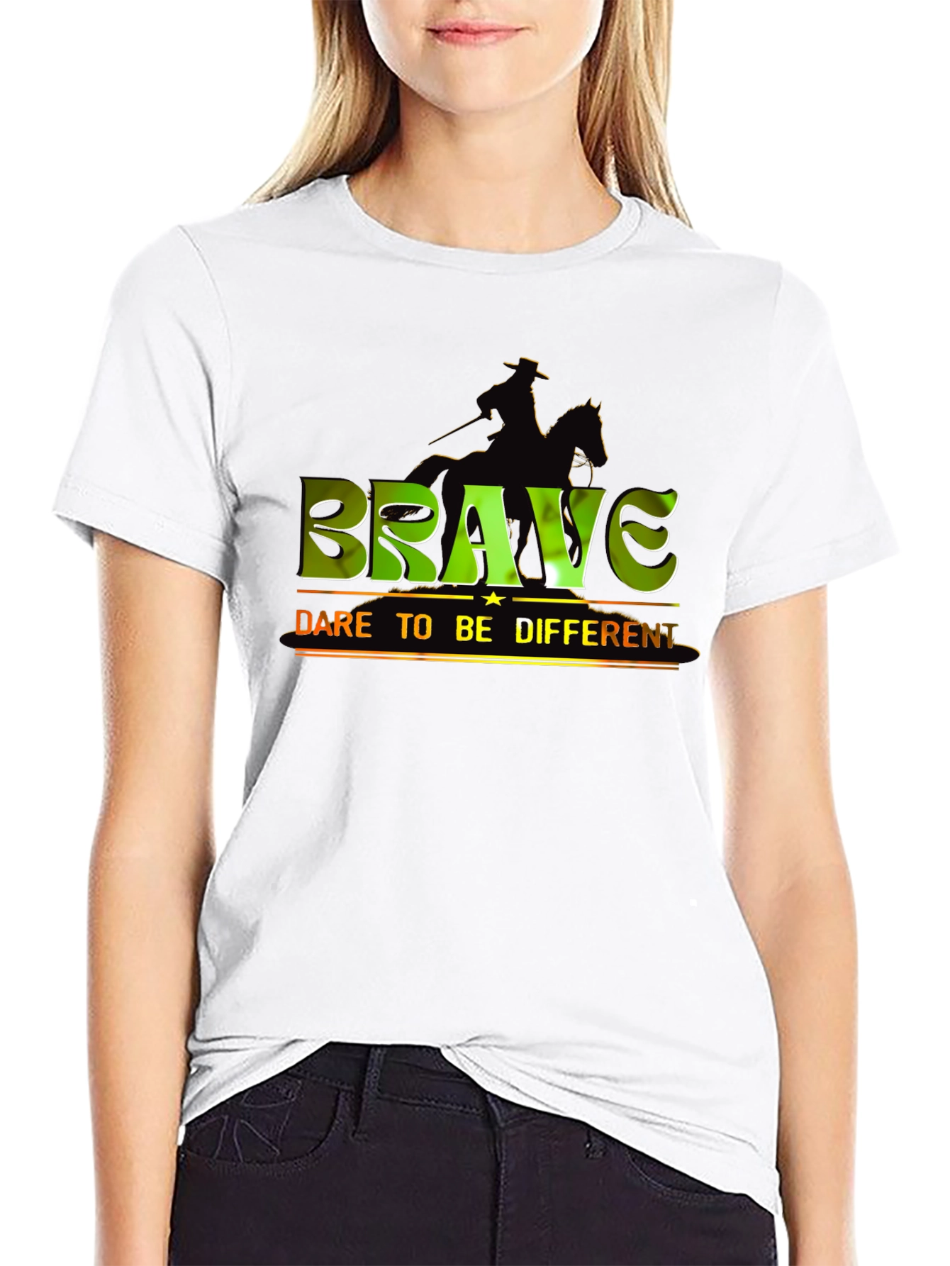 Brave T-Shirt - Dare to Be Different Graphic Tee