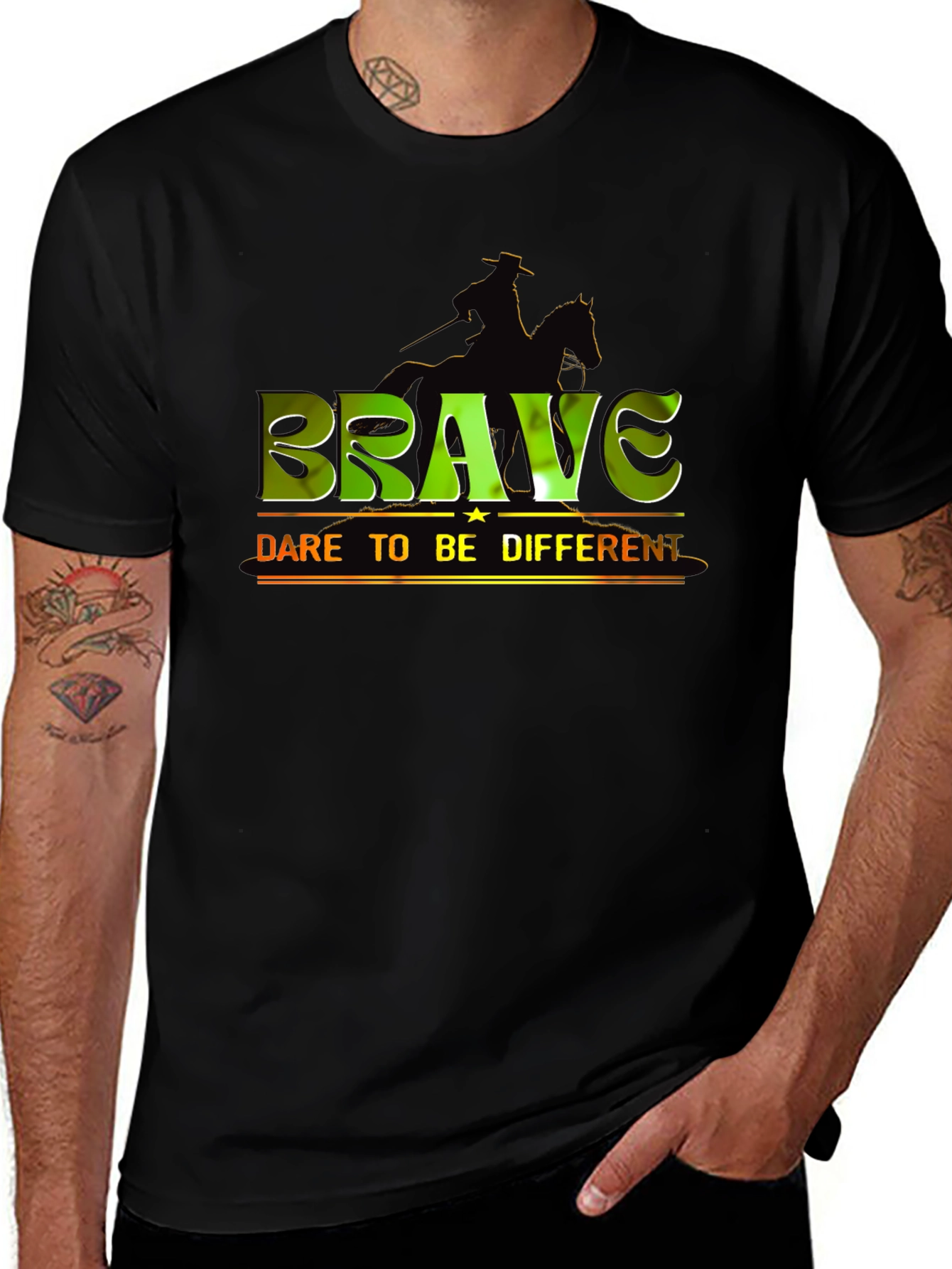 Brave T-Shirt - Dare to Be Different Graphic Tee
