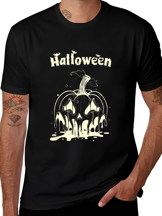 Halloween Pumpkin Black T-Shirt