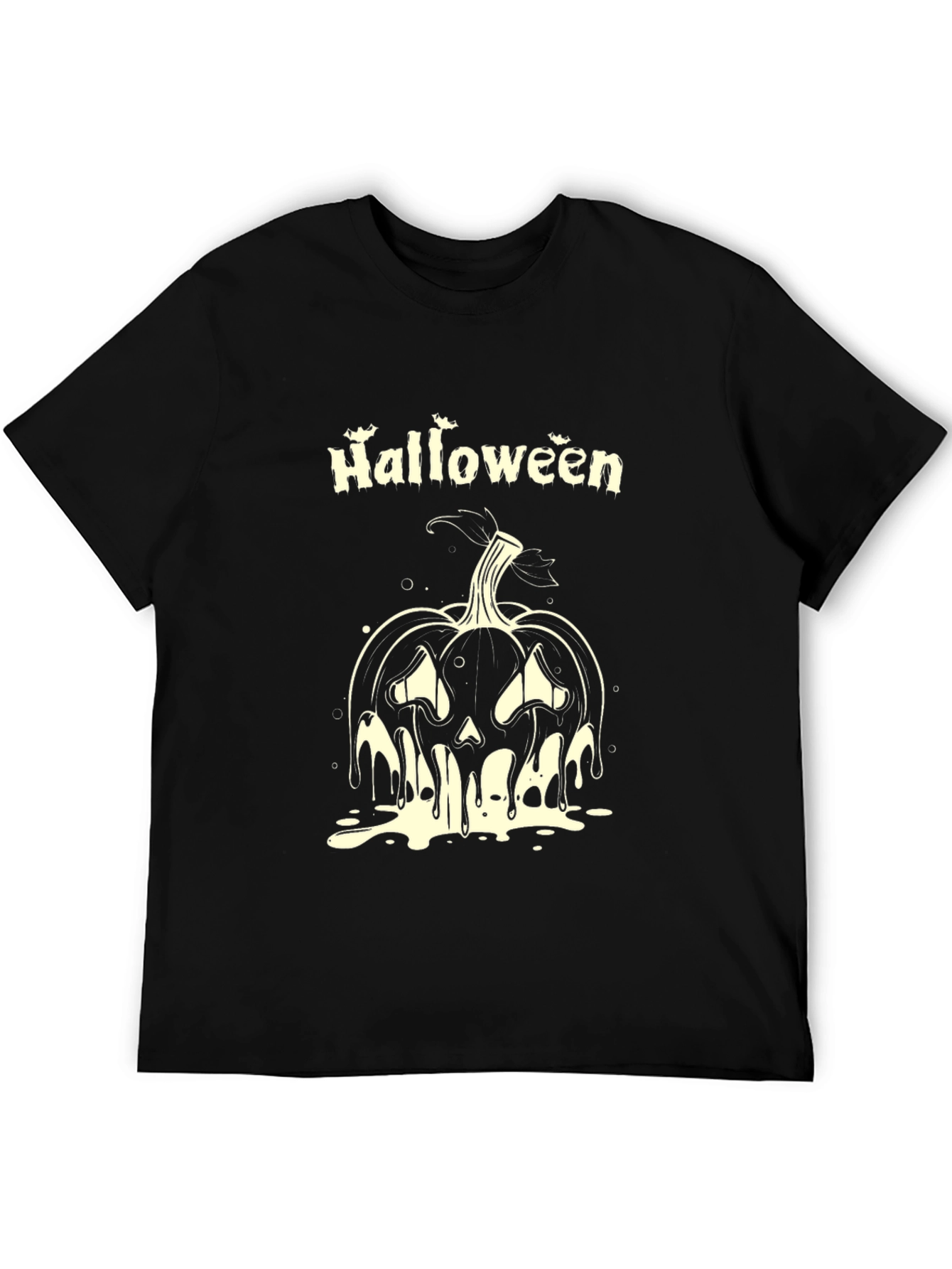 Halloween Pumpkin Black T-Shirt