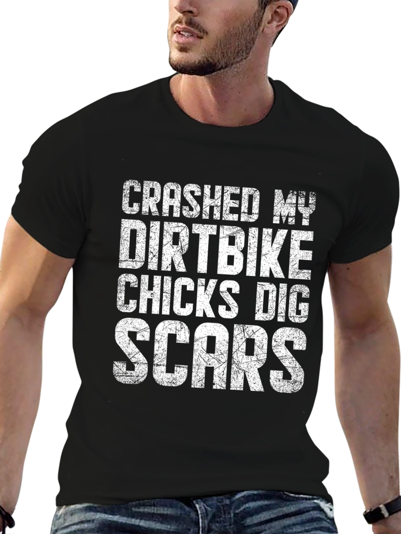 Crashed My Dirtbike Chicks Dig Scars T-Shirt