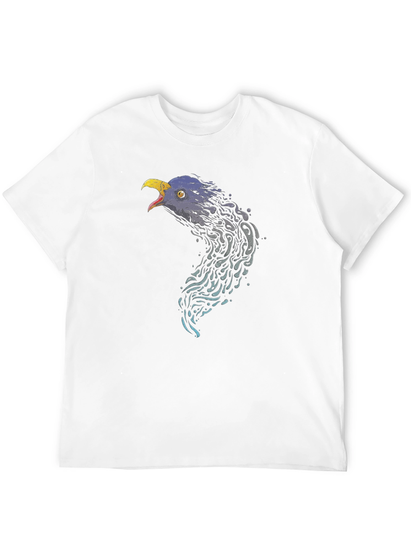 Eagle Head Graphic Black T-Shirt