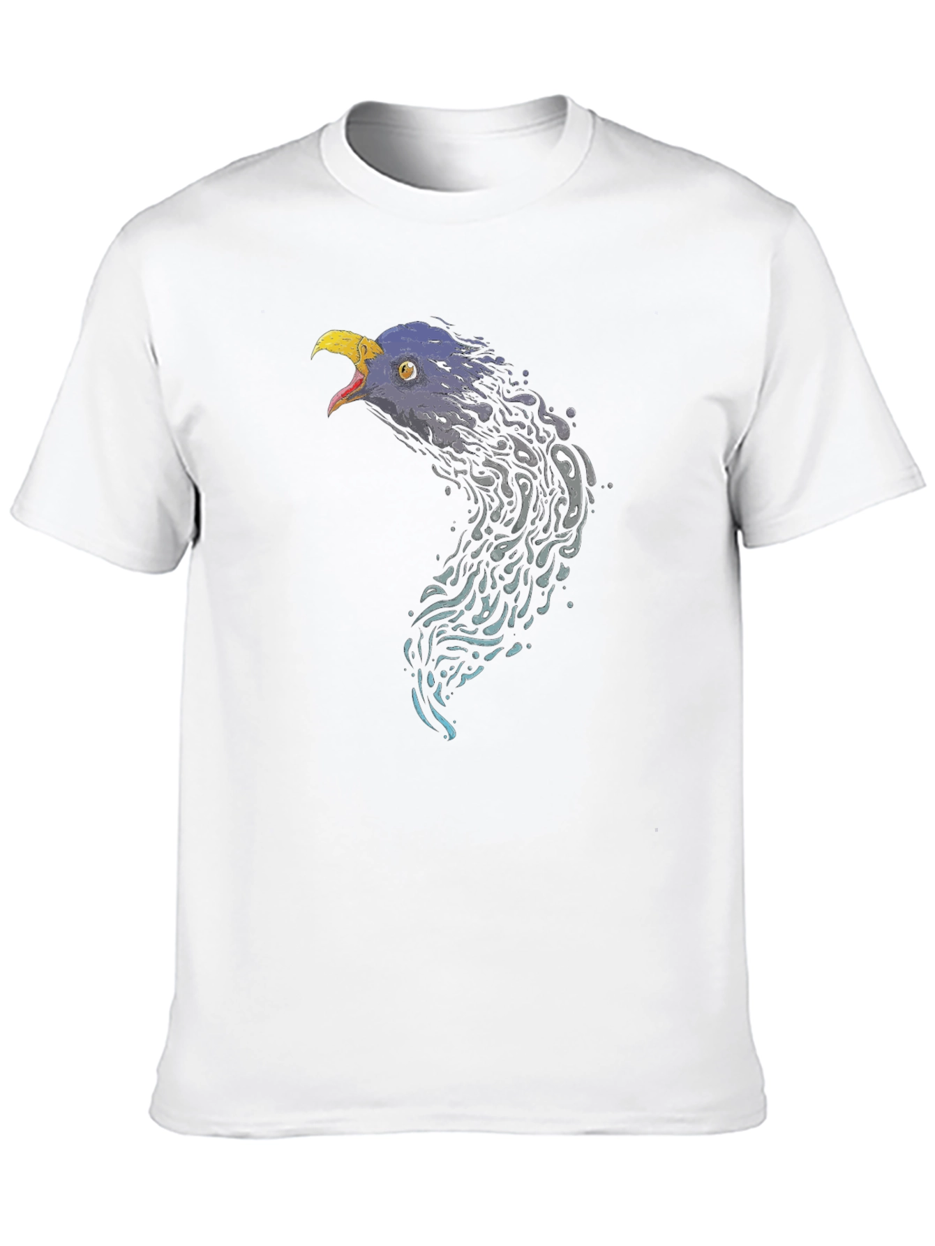 Eagle Head Graphic Black T-Shirt