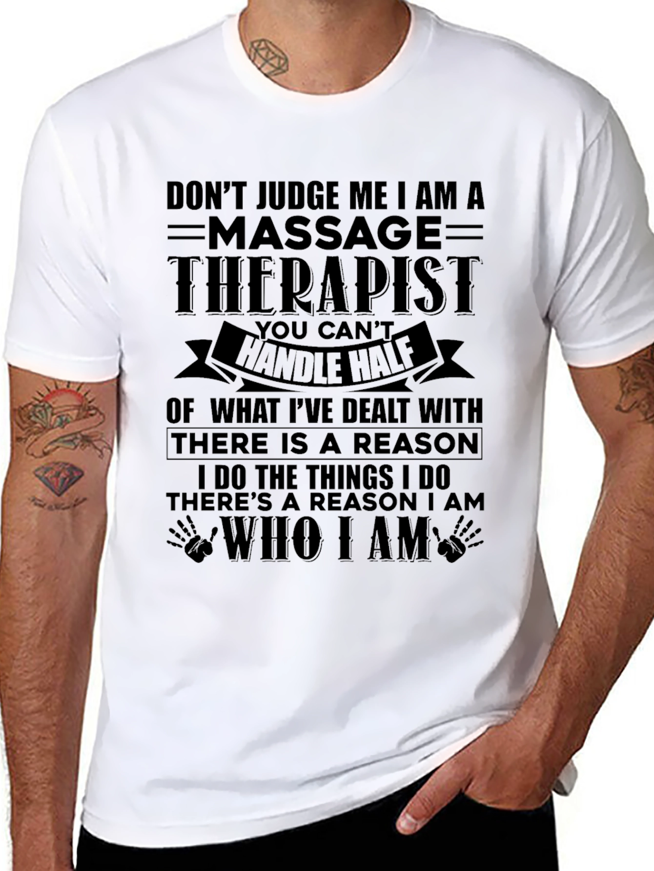 Massage Therapist T-Shirt - Dont Judge Me