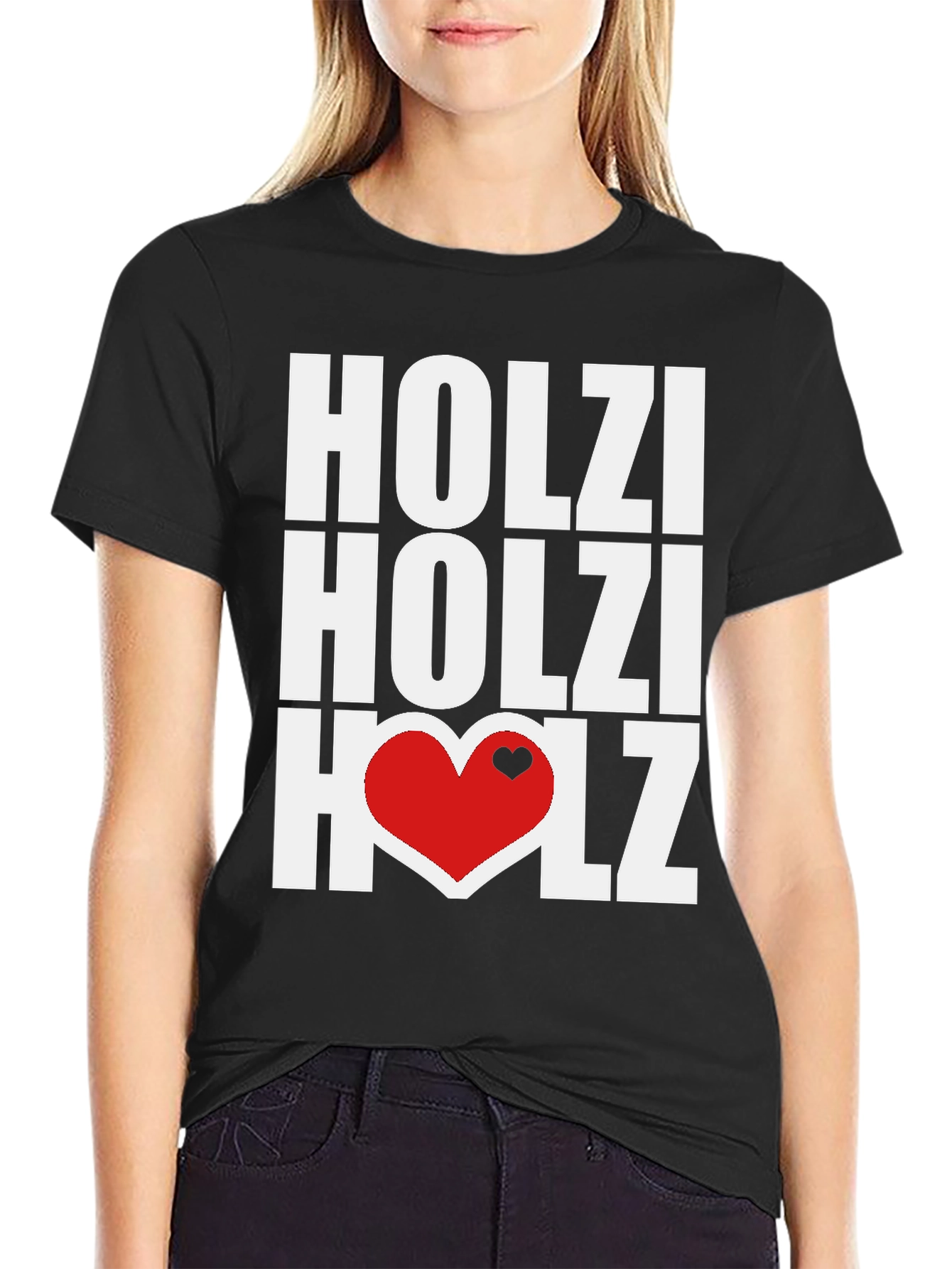 Holzi Love Heart Graphic T-Shirt