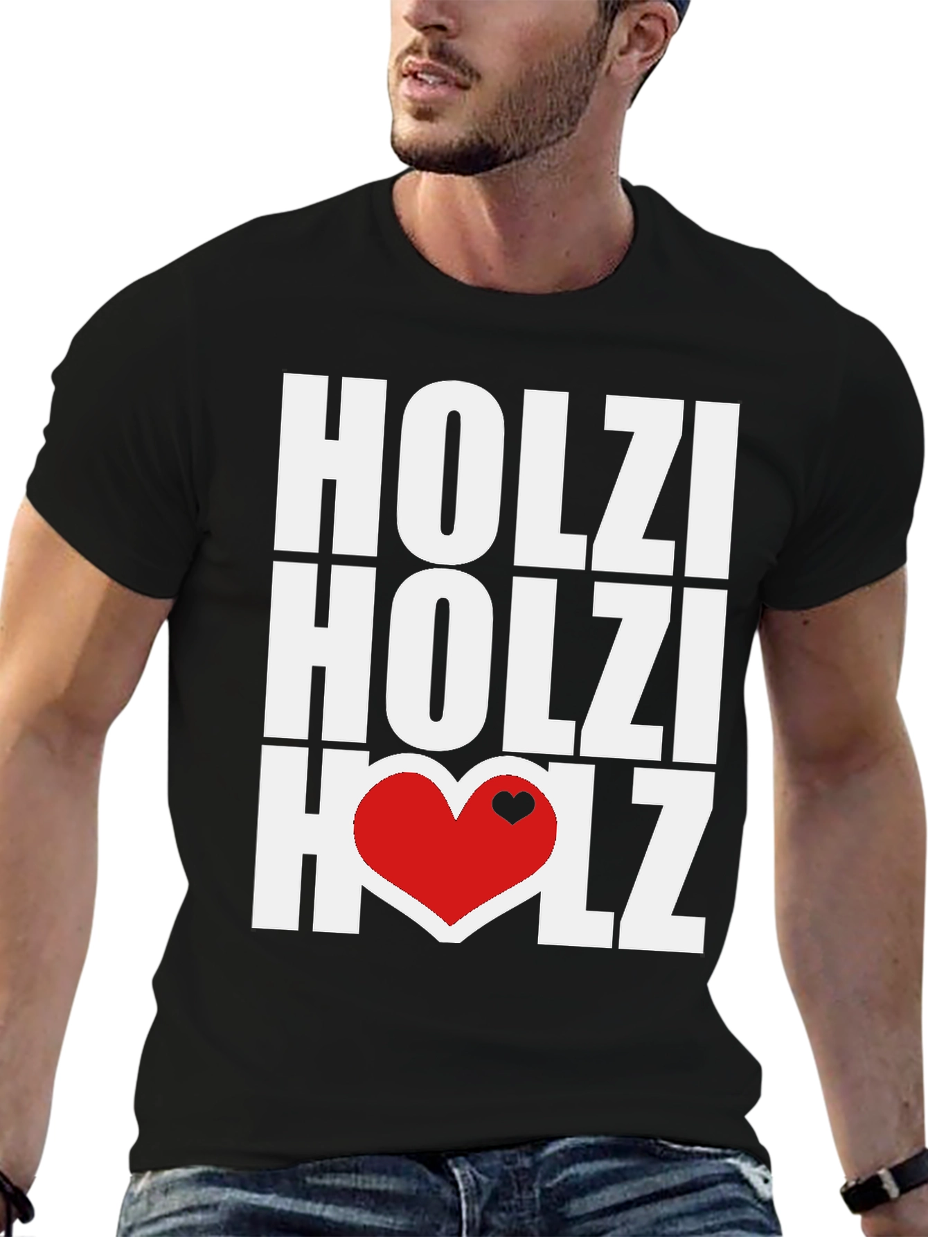 Holzi Love Heart Graphic T-Shirt