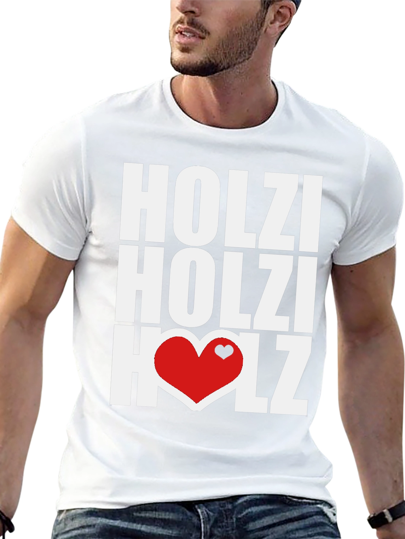 Holzi Love Heart Graphic T-Shirt