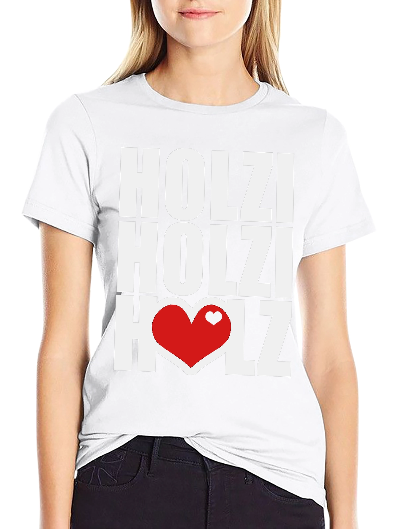 Holzi Love Heart Graphic T-Shirt