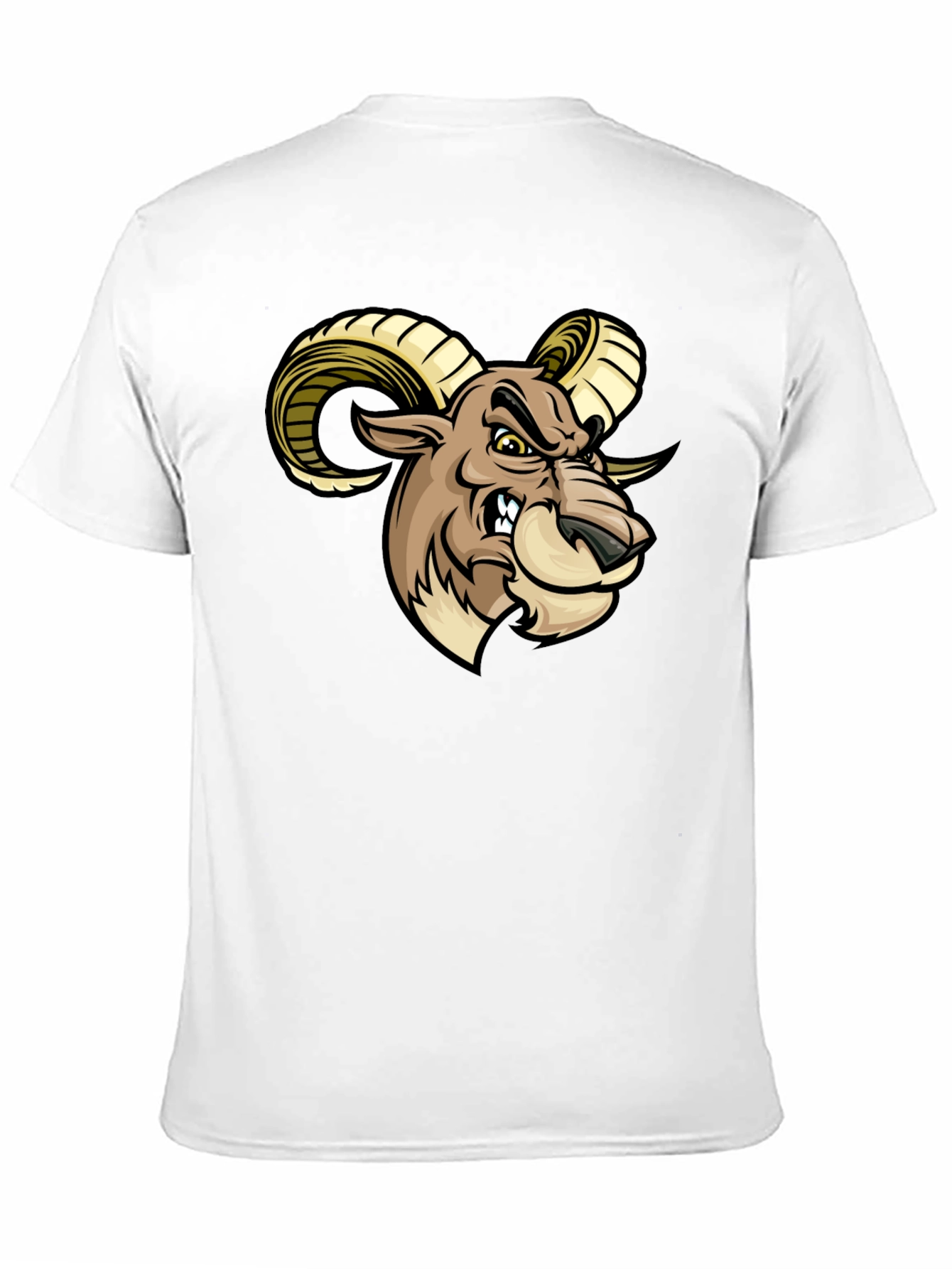 Raging Ram Graphic Tee - Bold Black T-Shirt