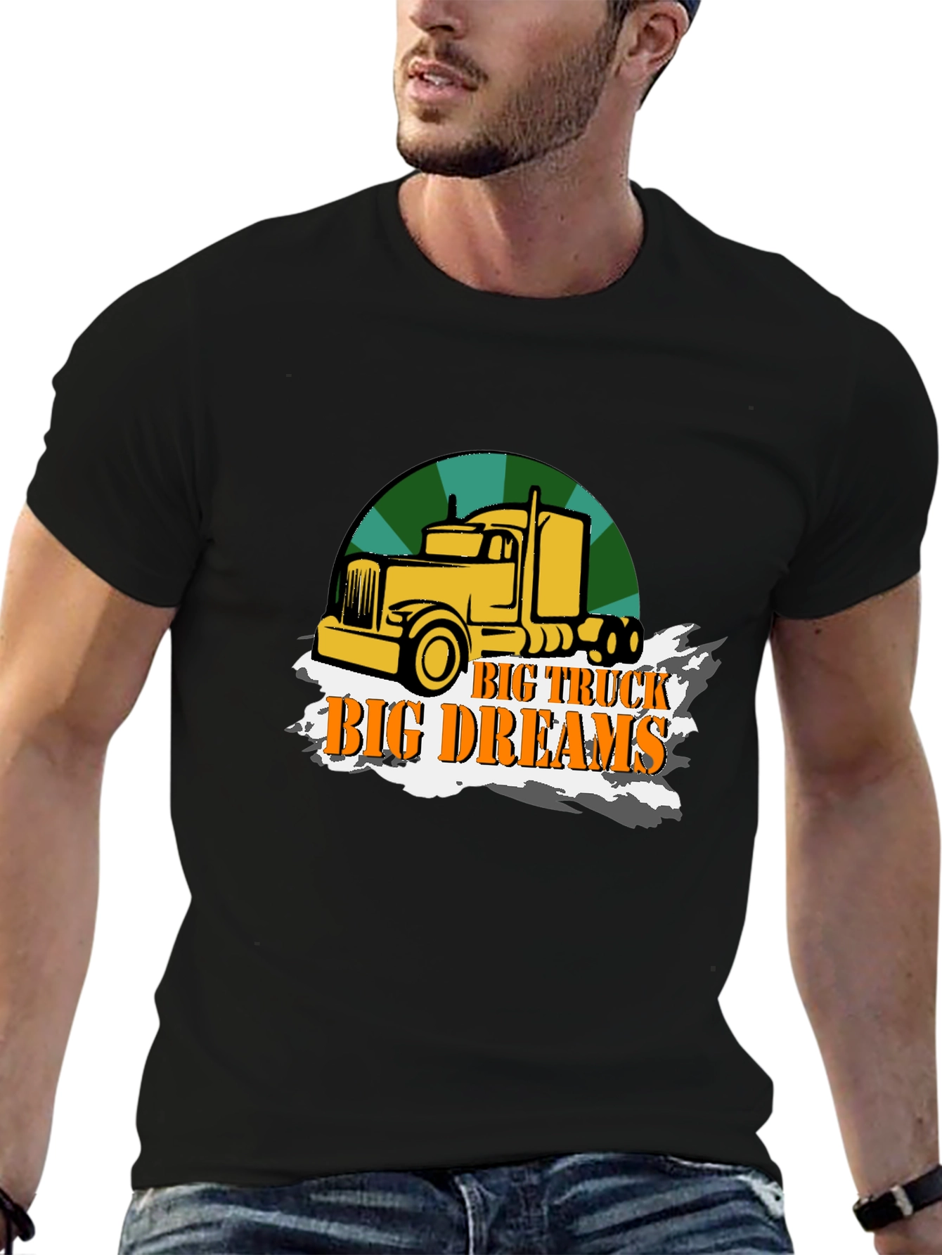Big Truck Big Dreams T-Shirt - Black