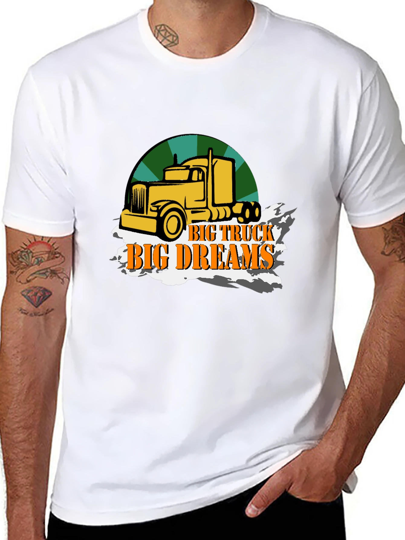 Big Truck Big Dreams T-Shirt - Black